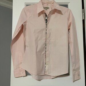 Burberry button down dress shirt - Baby Pink